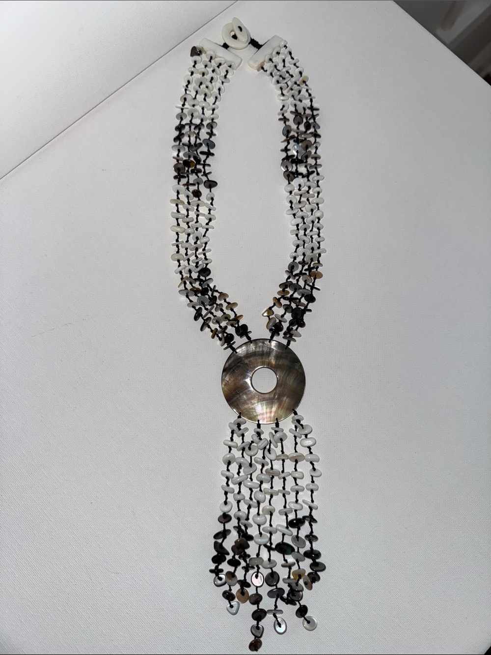Jay King Mine Finds Abalone Shell Necklace Boho Artisan